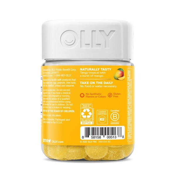 Olly - Probióticos, 50 u., Tropical Mango