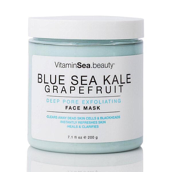 Vitamins and Sea Beauty Blue Sea Kale & Grapefruit Deep Pore Exfoliating Face Mask, 8.5 OZ