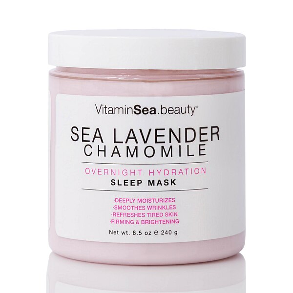 Vitamins and Sea Beauty Sea Lavender & Chamomile Overnight Hydration Sleep Mask, 8.5 OZ