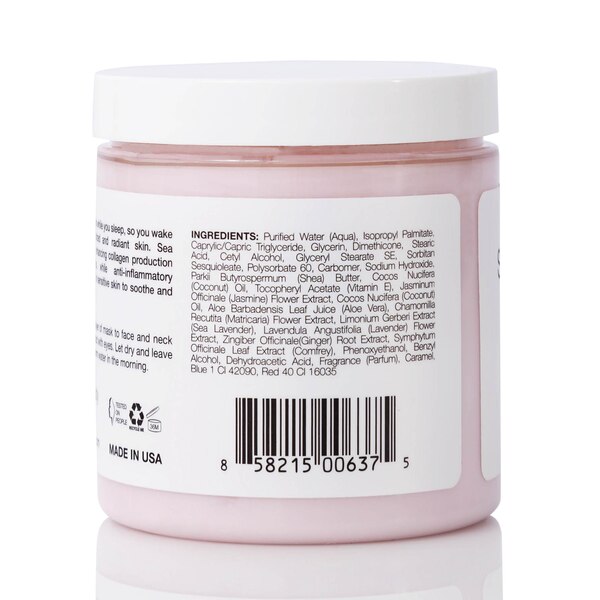 Vitamins and Sea Beauty Sea Lavender & Chamomile Overnight Hydration Sleep Mask, 8.5 OZ