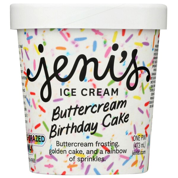 Jeni's Spendid Ice Creams Buttercream Birthday Cake, 16 oz