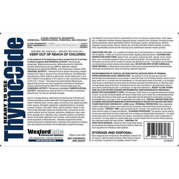 Thymo-Cide, Ready To Use, 32 OZ