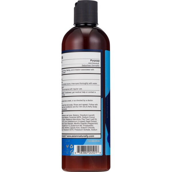 As I Am Olive & Tea Tree Oil Dandruff Shampoo, 12 OZ