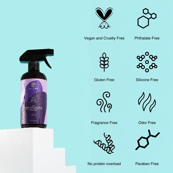 As I Am Rice Water Spray, 16 OZ