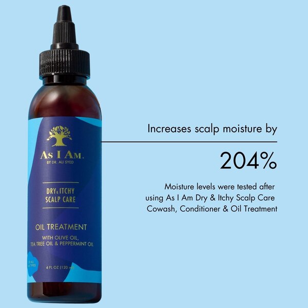 As I am Dry & Itchy Scalp Care Dandruff Oil Treatment, 4 OZ