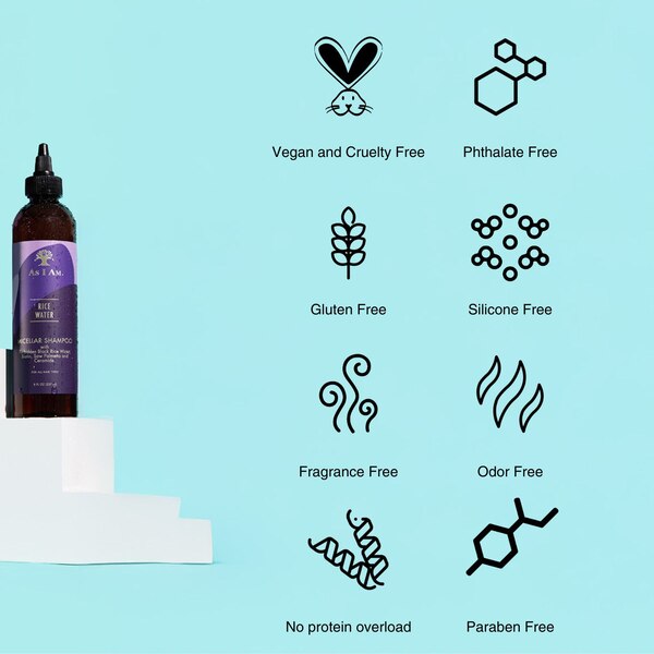 As I Am Rice Water Shampoo, 8 OZ