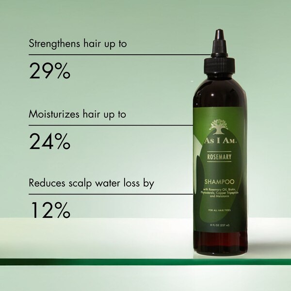 As I Am Rosemary Shampoo, 8 OZ