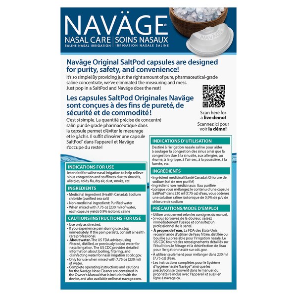 Navage Nasal Care SaltPod, Original