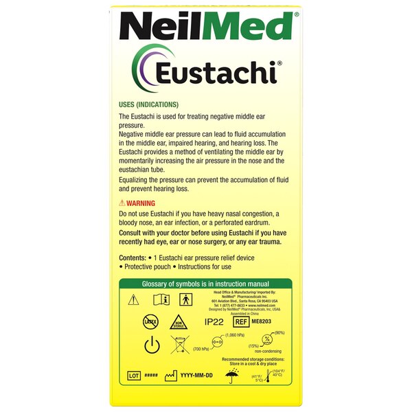 Eustachi Eustachian Tube Exerciser- Safely Unclog Blocked Ears
