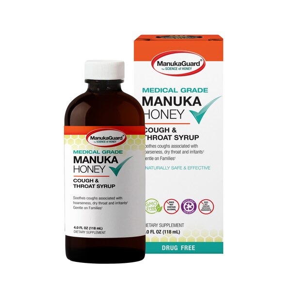 ManukaGuard Cough & Throat Syrup, 4 OZ