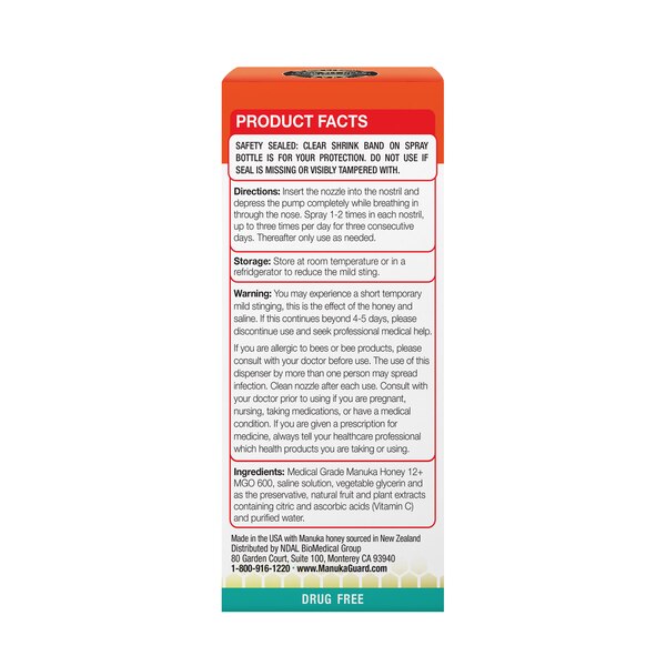 ManukaGuard Sinus Nasal Spray, 0.65 OZ