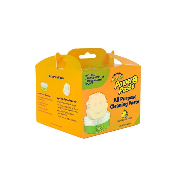 Scrub Daddy Power Paste + Scrub Mommy Sponge, 8.8 oz