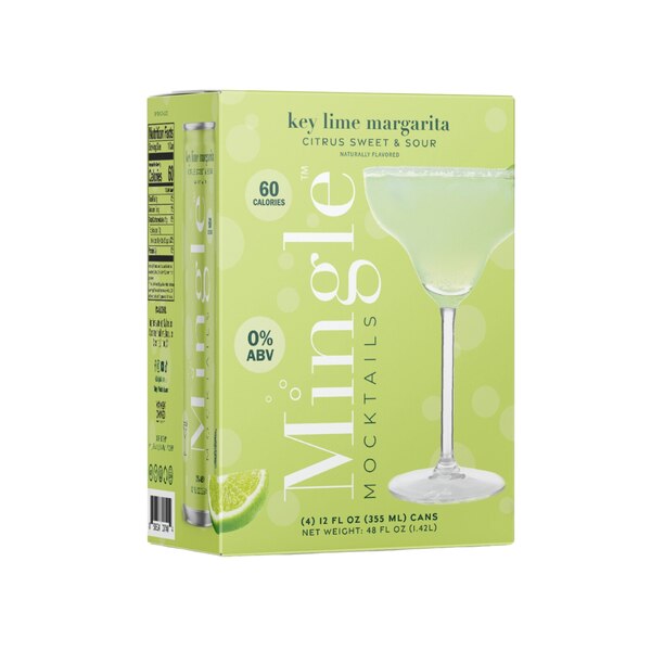 MINGLE Key Lime Margarita, Cans, 4 ct, 48 oz