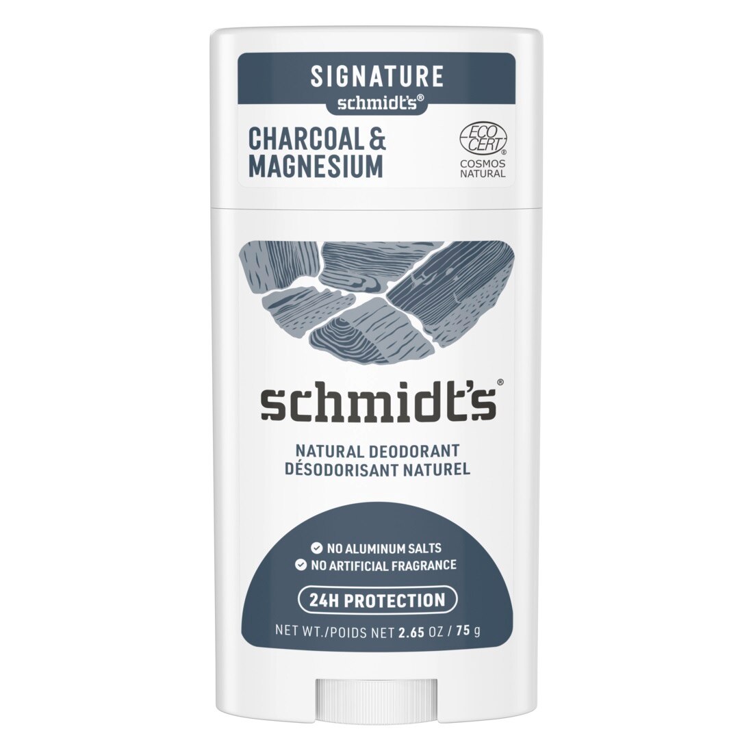 Schmidt's Natural Deodorant Stick - Charcoal & Magnesium, 2.65 OZ