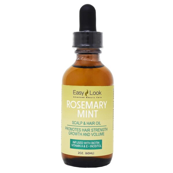Easy Look Rosemary Mint Scalp & Hair Oil, 2 OZ