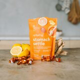 Stomach Settle, Lemon Ginger Honey Drops, 28 PC, thumbnail image