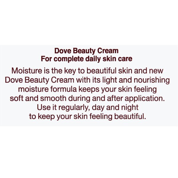 Dove Beauty Cream, 2.53 OZ