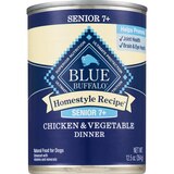 BLUE Buffalo Homestyle Recipe Senior Wet Dog Food, Chicken & Vegetable Dinner, 12 ct (12.5 oz per can), thumbnail image