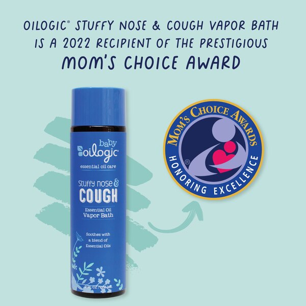 Oilogic Baby Stuffy Nose & Cough Vapor Bath, 9 FL OZ