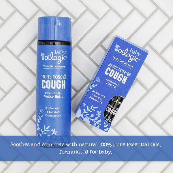 Oilogic Baby Stuffy Nose & Cough Vapor Bath, 9 FL OZ