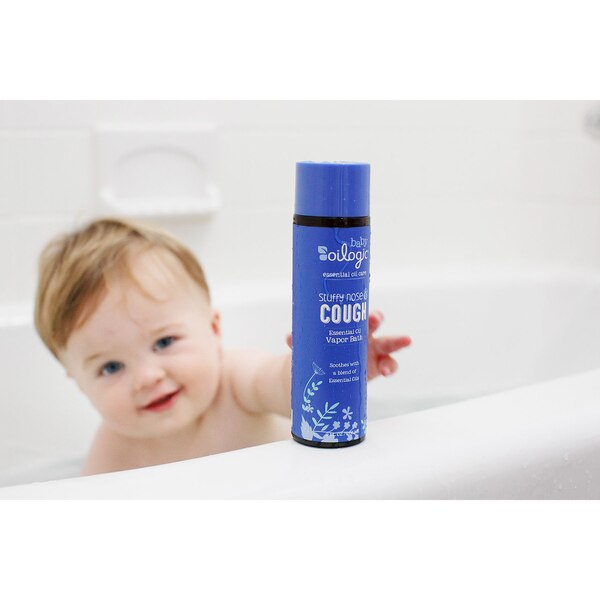 Oilogic Baby Stuffy Nose & Cough Vapor Bath, 9 FL OZ