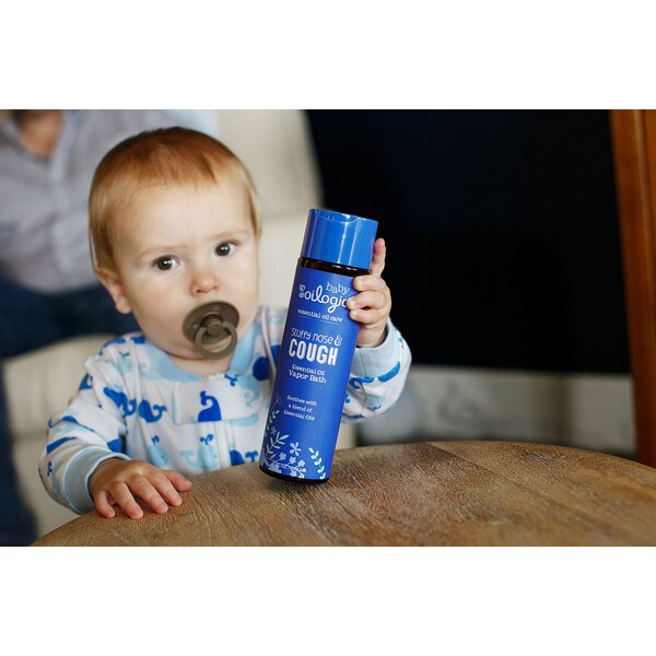 Oilogic Baby Stuffy Nose & Cough Vapor Bath, 9 FL OZ