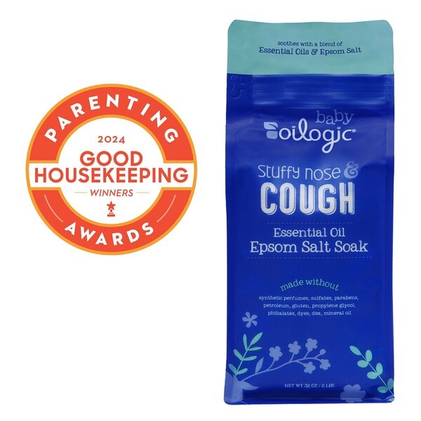 Oilogic Stuffy Nose & Cough Epsom Soak, 32 OZ