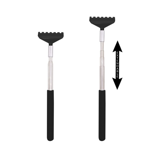 Nuvomed Extendable Fork  Shaped Back Scratcher, Assorted Colors