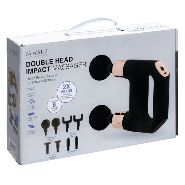 Nuvomed Double Head Impact Handheld Massager