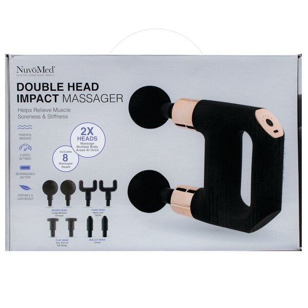 Nuvomed Double Head Impact Handheld Massager