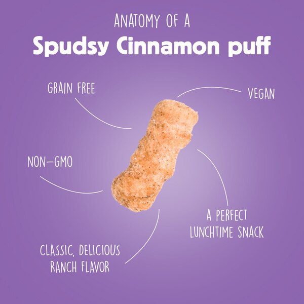Spudsy Cinnamon Churro Sweet Potato Puffs, 4 oz