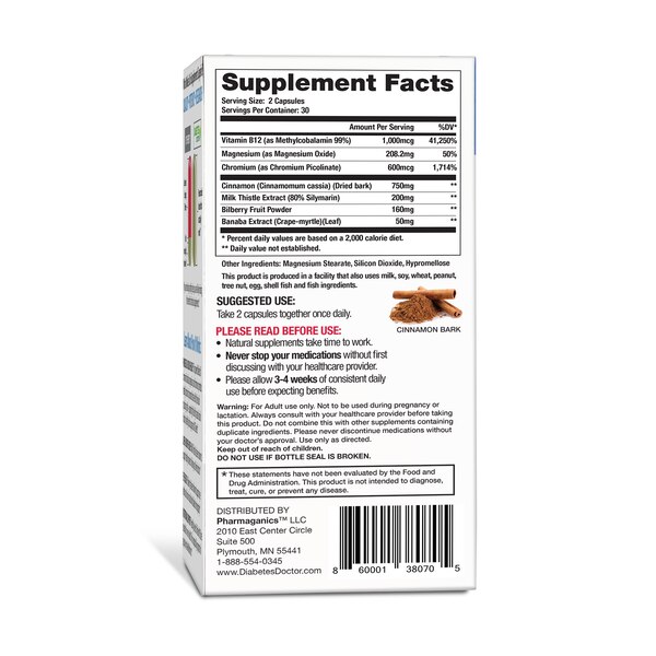 Dr. Stephanie's Blood Sugar 24HR Capsules, 60 CT