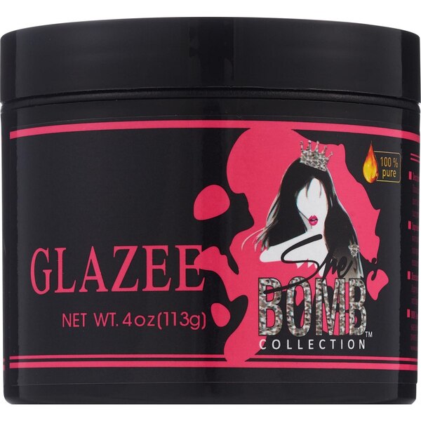 She is Bomb Glazee Braid Styling Gel, 4 OZ