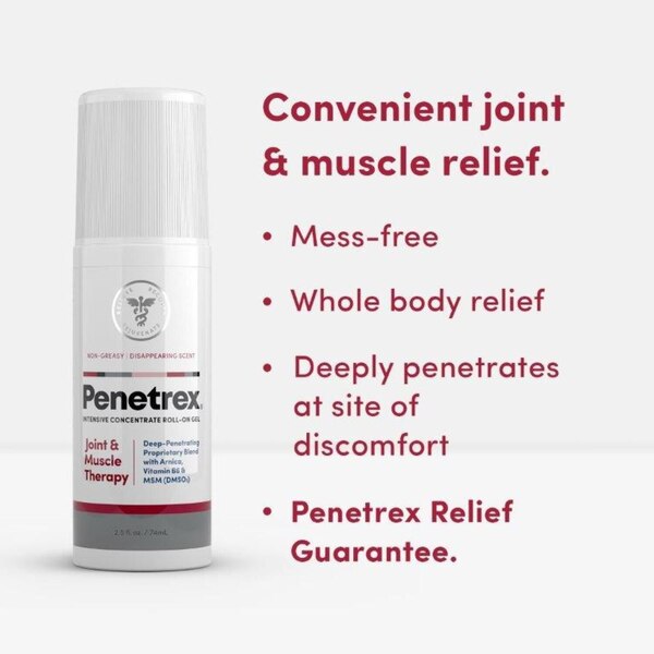 Penetrex Joint and Muscle Therapy Roll-On Gel, 2.5 OZ