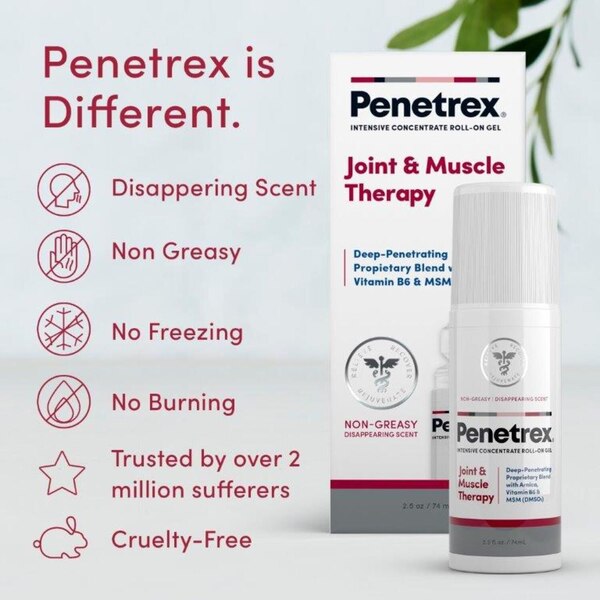 Penetrex Joint and Muscle Therapy Roll-On Gel, 2.5 OZ