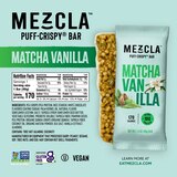 Mezcla, Matcha Vanilla Bar with Pea Protein, 1.4 oz, thumbnail image