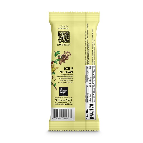 Mezcla, Cocoa Peanut Butter Plant Based Protein Bar, 1.4 oz