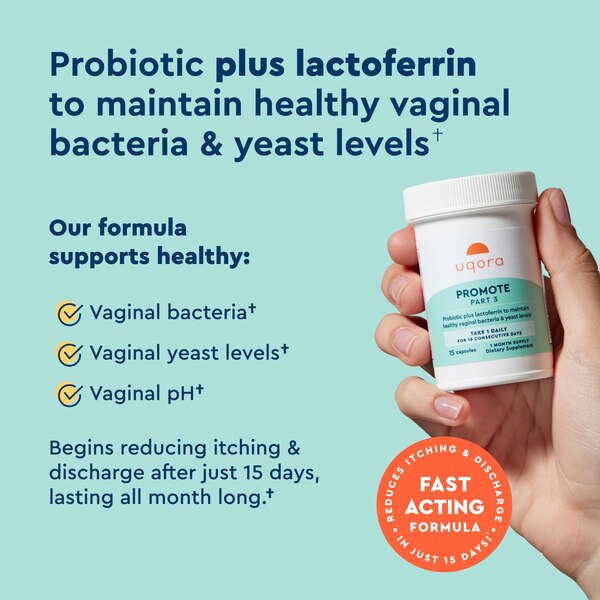 Uqora Promote Vaginal Probiotic for Urinary Tract Health
