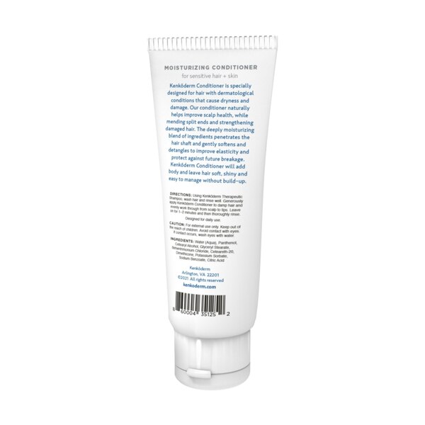 Kenkoderm Conditioner for Sensitive Hair and Skin - 8 oz, 4 Tubes