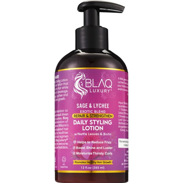 BLAQ Luxury Repair & Strengthen Daily Styling Lotion, 12 OZ