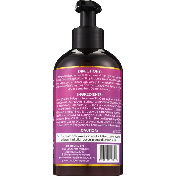 BLAQ Luxury Repair & Strengthen Daily Styling Lotion, 12 OZ
