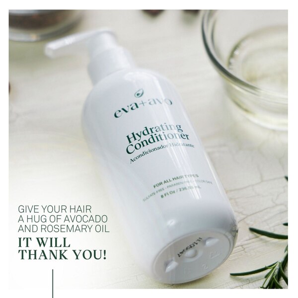 Eva + Avo Hydrating Conditioner, 8 OZ