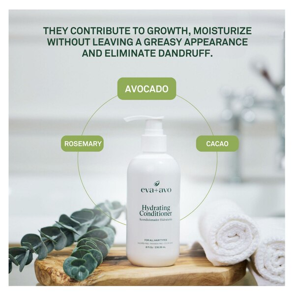 Eva + Avo Hydrating Conditioner, 8 OZ