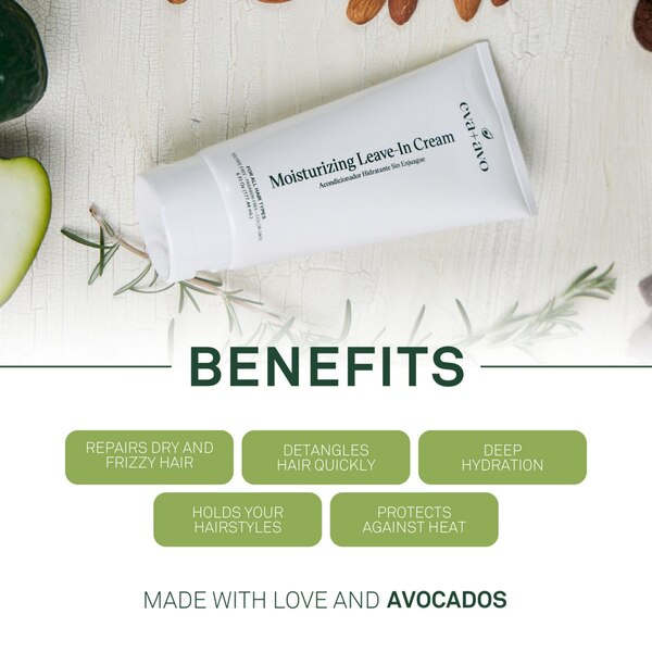 Eva+Avo Moisturizing Leave-In Cream, 6 OZ