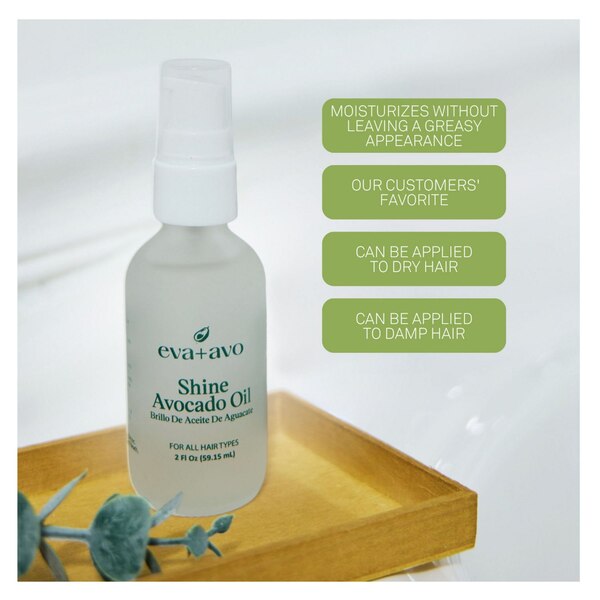 Eva+Avo Shine Avocado Oil, 2 OZ