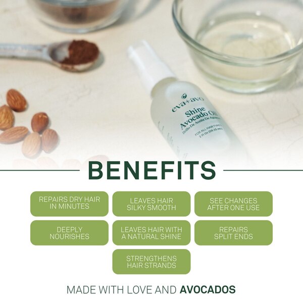 Eva+Avo Shine Avocado Oil, 2 OZ