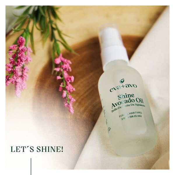 Eva+Avo Shine Avocado Oil, 2 OZ