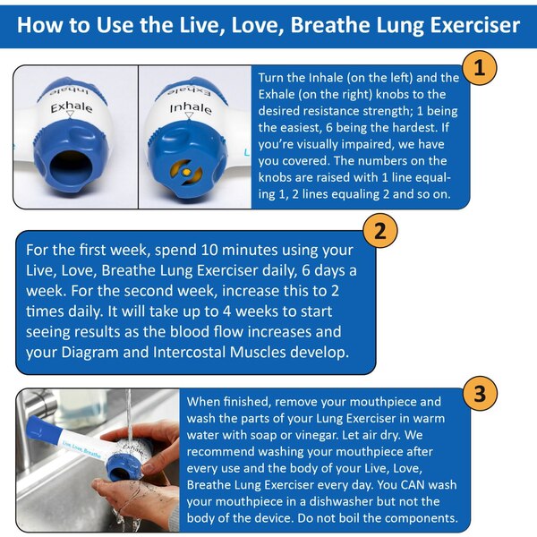 Blue Echo Care Lung Exerciser