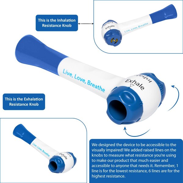Blue Echo Care Lung Exerciser