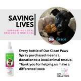 OUR CLEAN PAWS Spray & Go Cleanse, Soothe and Deodorize, 4oz, thumbnail image